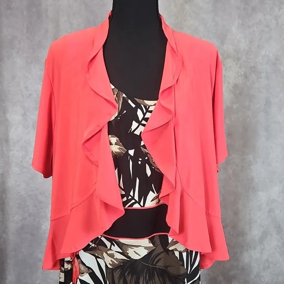 Dressbarn 2-Piece Floral Set - Size 18 - Picture 15 of 17